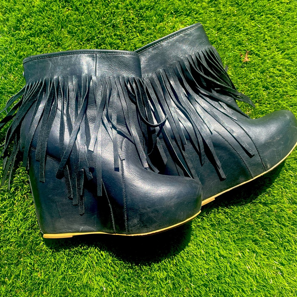 Black Ankle Boot Shoe